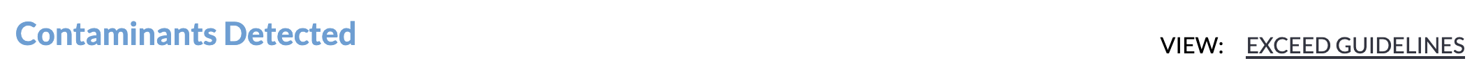 EWG Detected